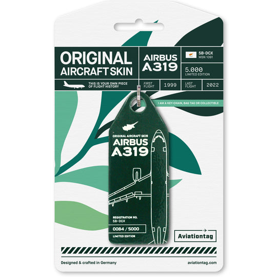Aviationtag - Airbus A319 5B-DCX Cyprus Airways Edition