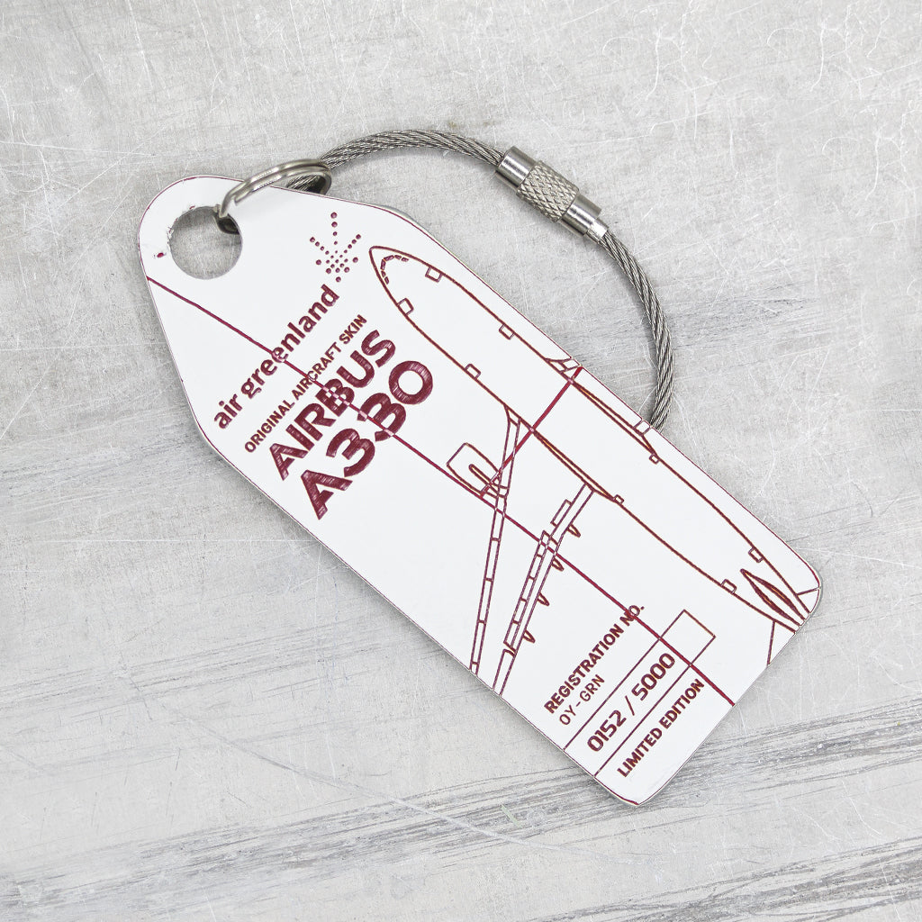 Aviationtag X Air Greenland Norsaq Airbus A330 OY-GRN Edition White - Aviationtag