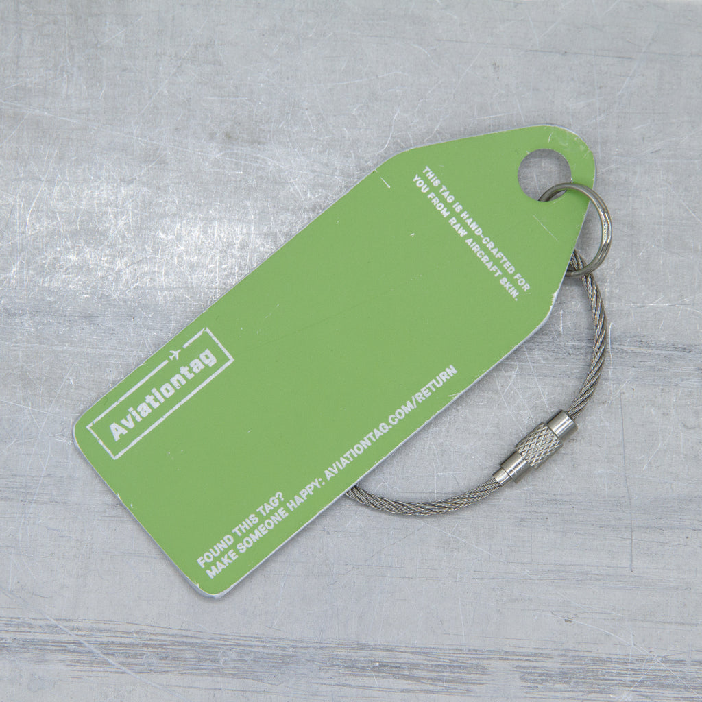 Aviationtag Boeing 727 Edition VP-CMO  Super 72 aircraft tag back side