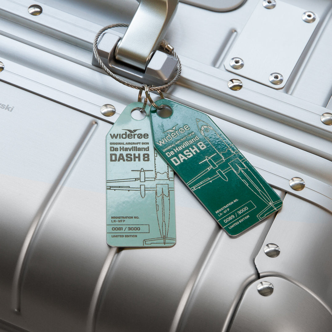 Aviationtag X Widerøe Dash 8 LN-WFP Edition Mood Bag Tag