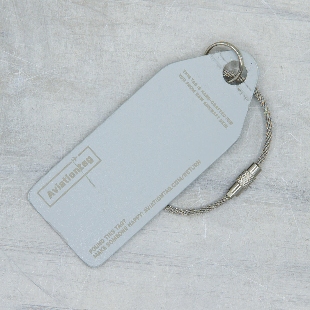 Aviationtag ATR 72 D4-CBU aircraft tag Edition TACV Cabo Verde Airlines - Backside