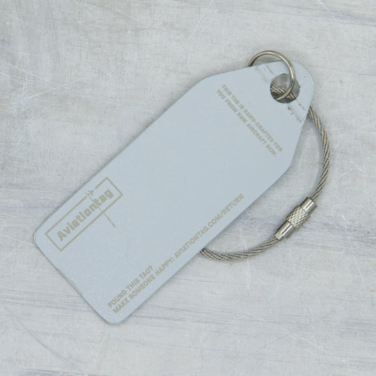 Aviationtag ATR 72 D4-CBU aircraft tag Edition TACV Cabo Verde Airlines - Backside