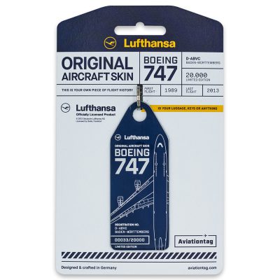 Boeing 747 – D-ABVC Lufthansa Aviationtag