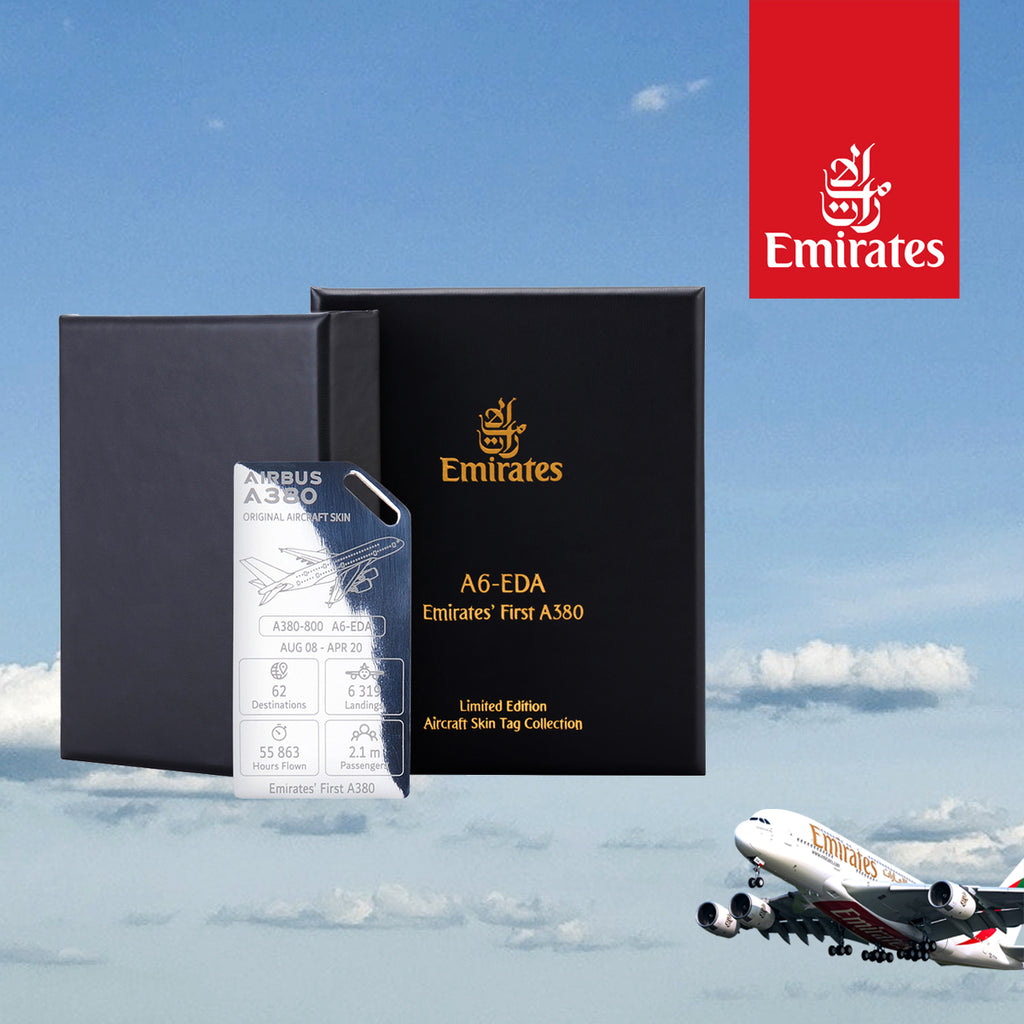 Emirates Airbus A380  Aircraft Skin Tags Mobile-Banner