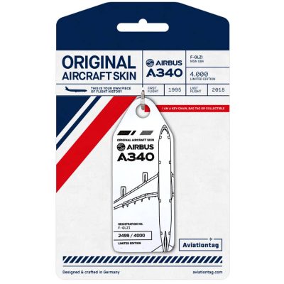 Airbus A340 - F-GLZI Aviationtag