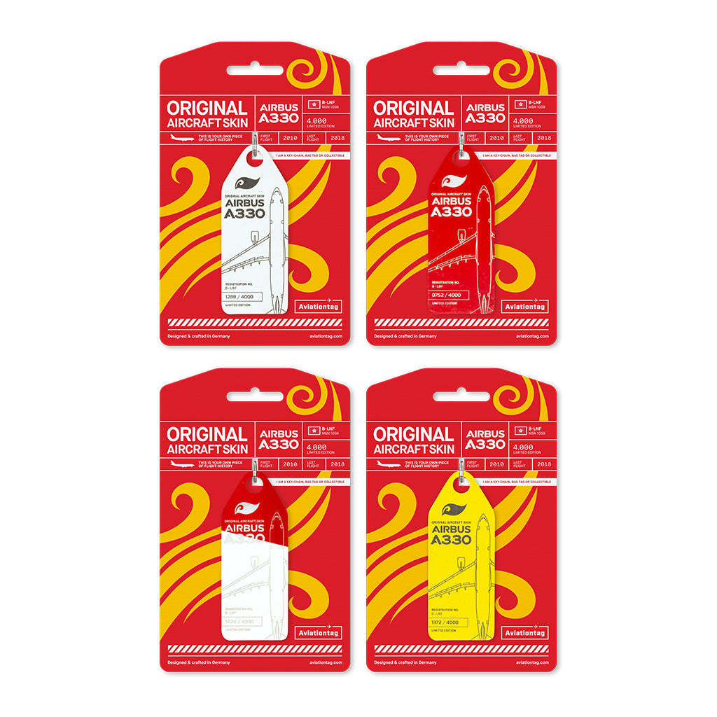 TAP機 Aviationtag CS‐TOE A330 Aviationtag Tap Portugal Airlines A330 Red Aircraft Skin Tag (CS-TOE)