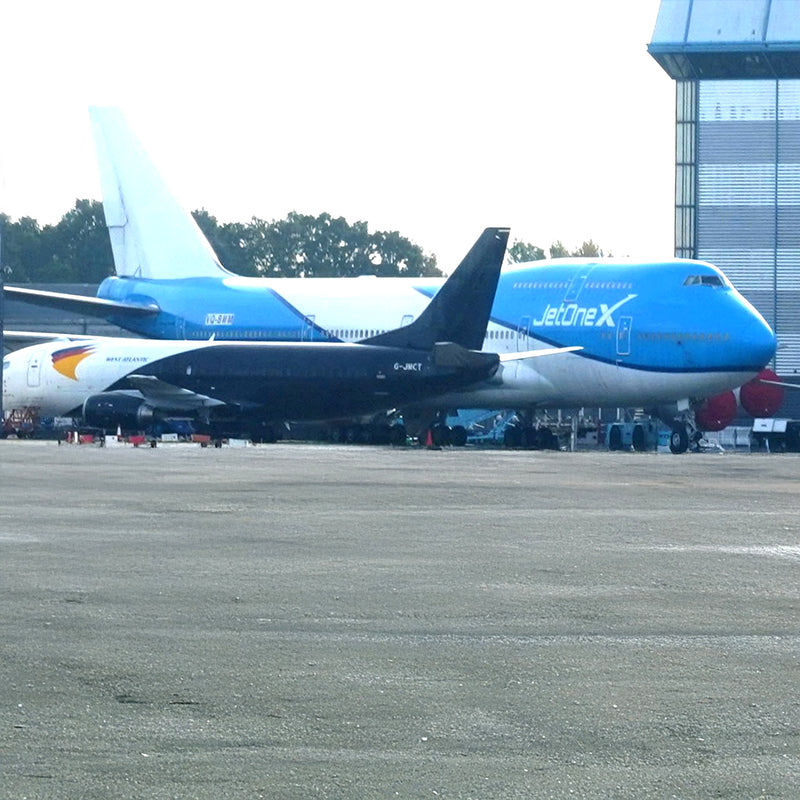 JetOneX Aviationtag ex KLM Boeing 747 at Airport