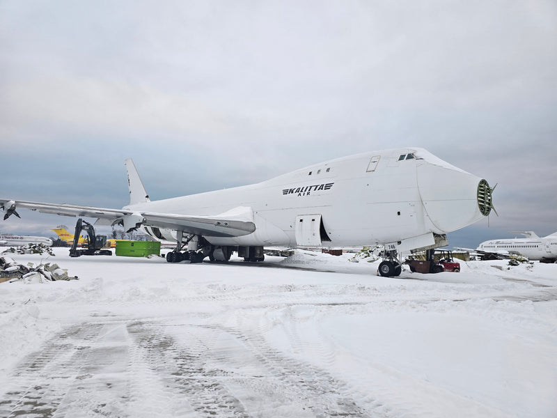 Aviationtag x Kalitta Air Boeing 747-200F Blog Post Photo 2 - N746CK in the snow