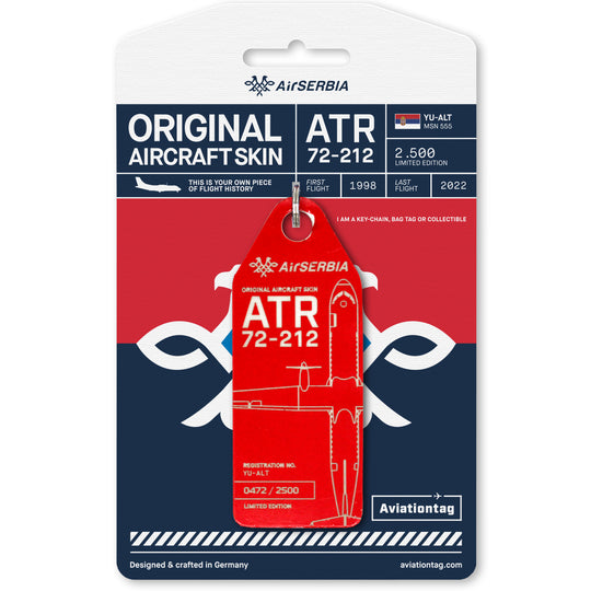 Aviationtag - Air Serbia Edition ATR 72 YU-ALT