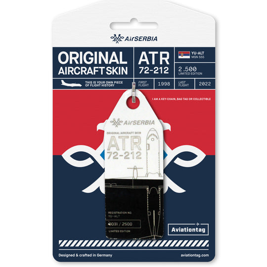 Aviationtag - Air Serbia Edition ATR 72 YU-ALT