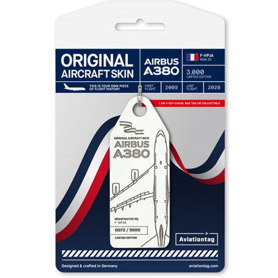 Aviationtag 100th Edition - Air France Airbus A380 F-HPJA Aviationtags