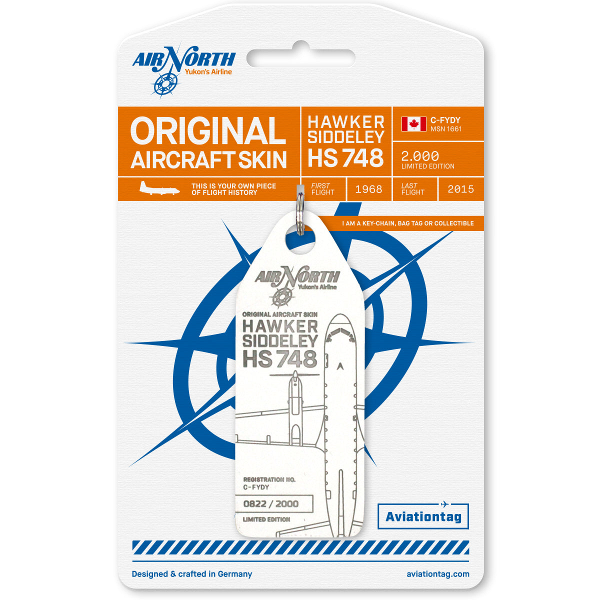 スーパーグッピー Aviationtag 山吹色 スーパーグッピー Aviationtag 山吹色