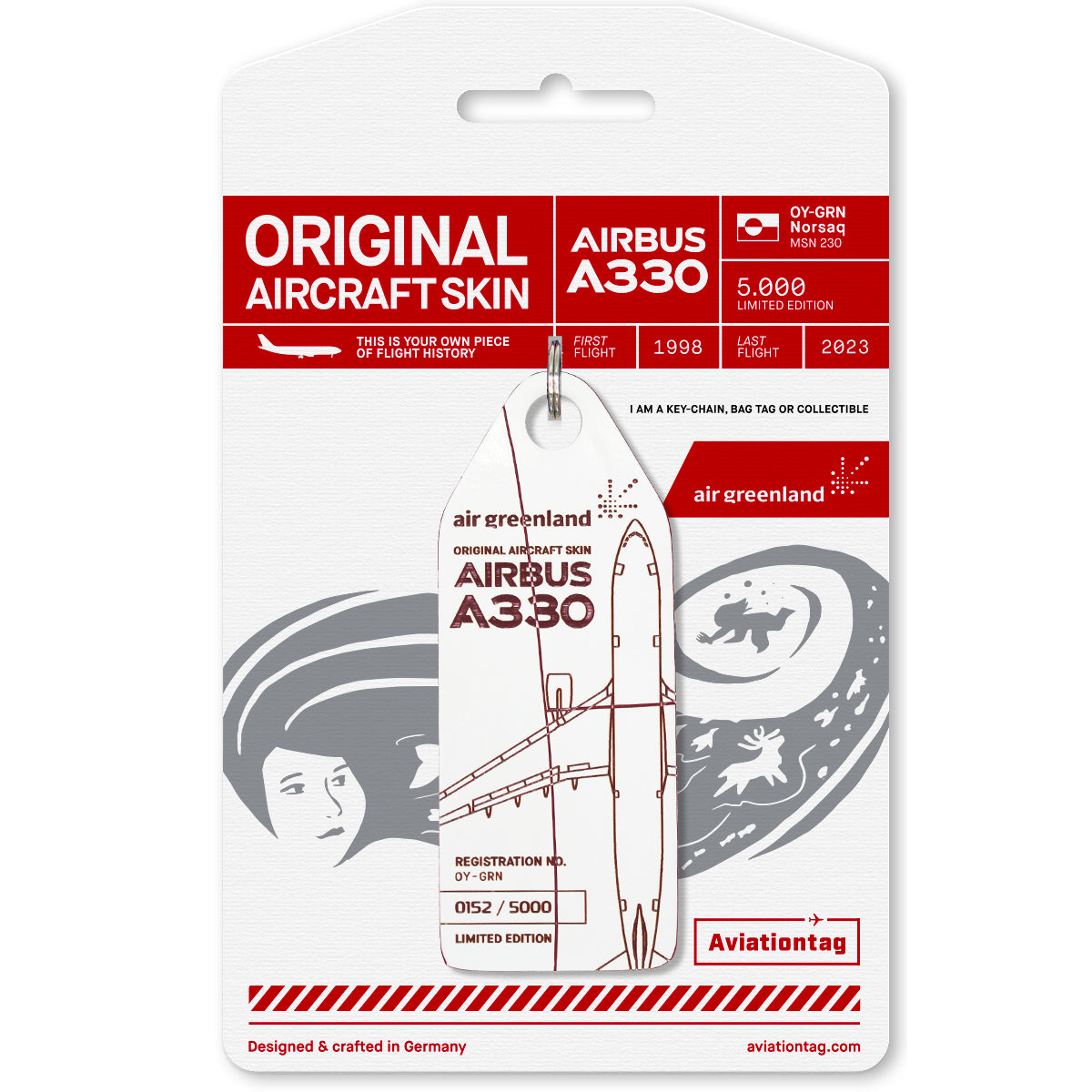 エア・グリーンランド航空 Aviationtag A330-200 Aviationtag X Air Greenland Airbus A330 