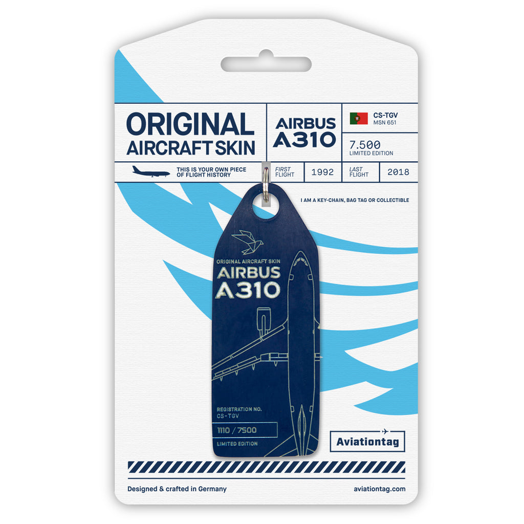 Aviationtag CS-TGV – Last Airbus A310 in European Service