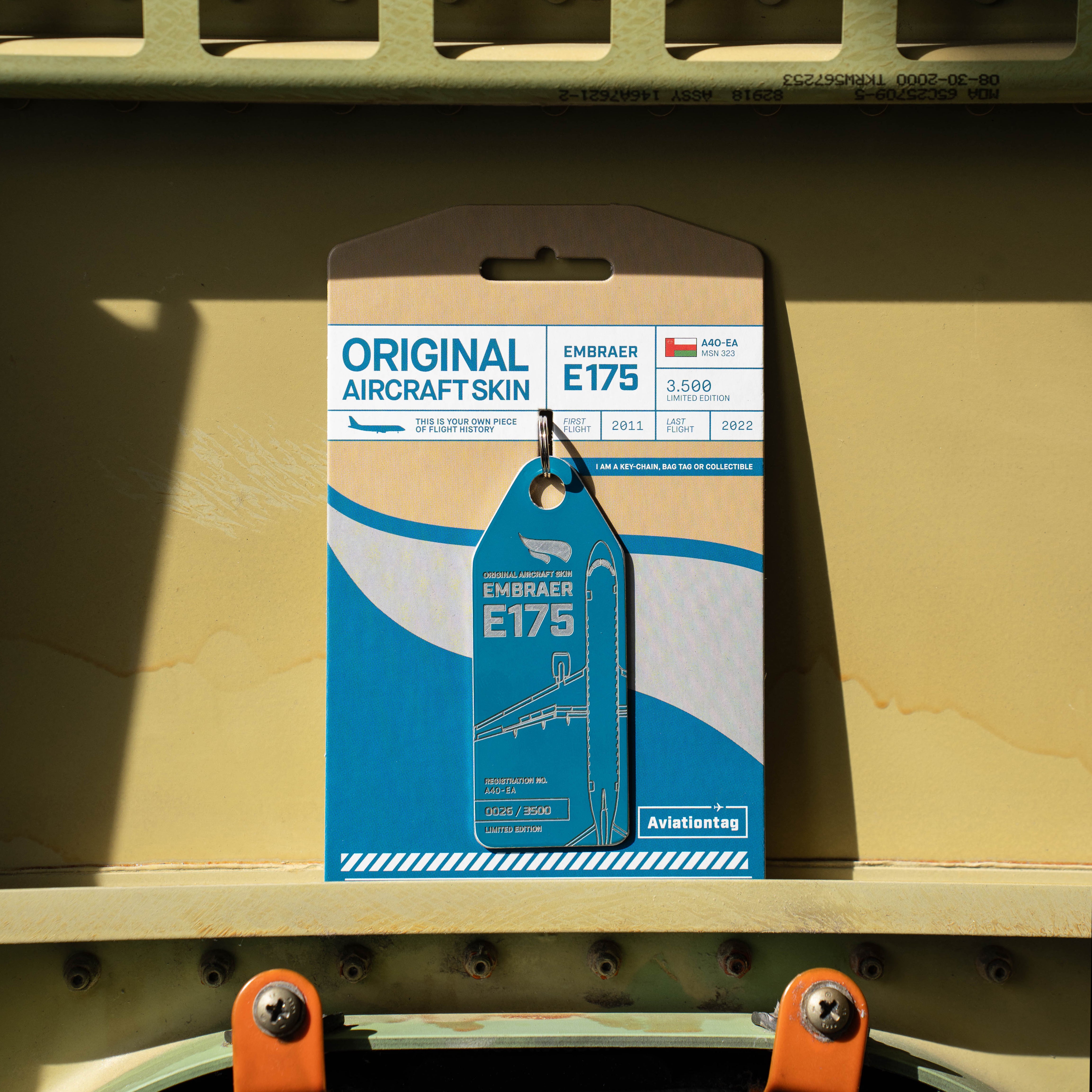 Aviationtag A4O-EA with NoLongerLost QR Code