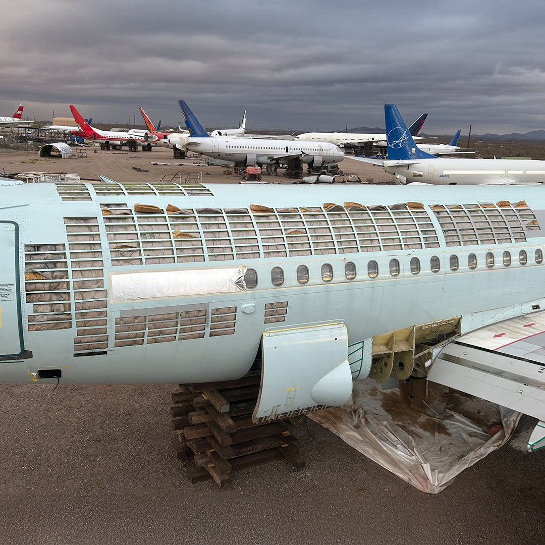 Aviationtag Airbus A319 C-GBIK Edition ex AIr Canada & Jetz aircraft in teardown after we made the cuts