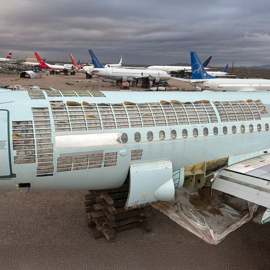 Aviationtag Airbus A319 C-GBIK Edition ex AIr Canada & Jetz aircraft in teardown after we made the cuts