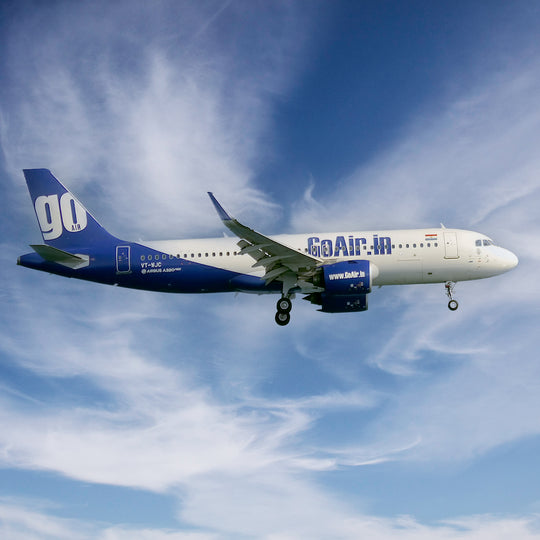 Aviationtag Airbus A320neo Edition VT-WJC GoAir Aircraft Tag Edition - A320neo up in the air
