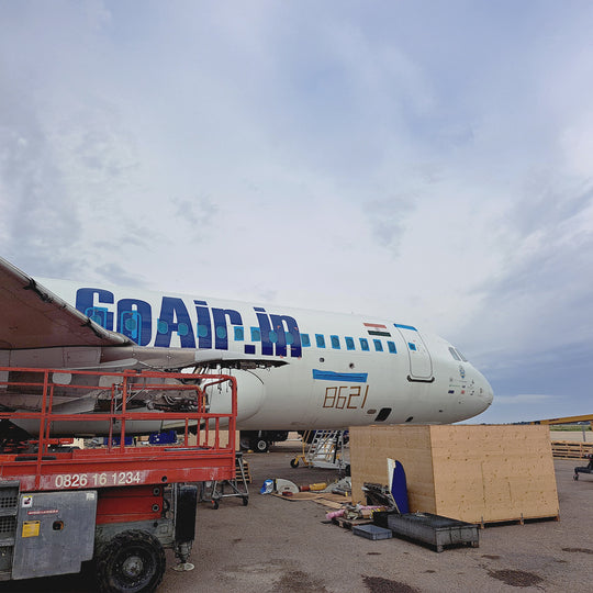 Aviationtag Airbus A320neo Edition VT-WJC GoAir Aircraft Tag Edition - A320neo before teardown