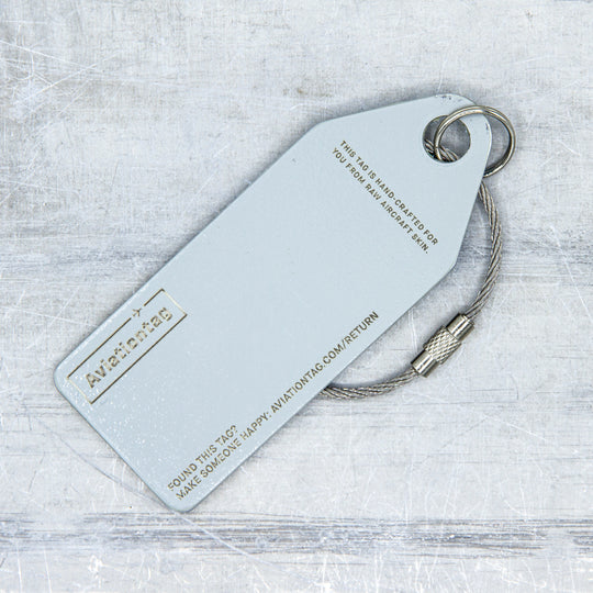 Aviationtag Airbus A330 D-AXGA Cuba Aircraft Tag Edition Plane Tag Only Backside
