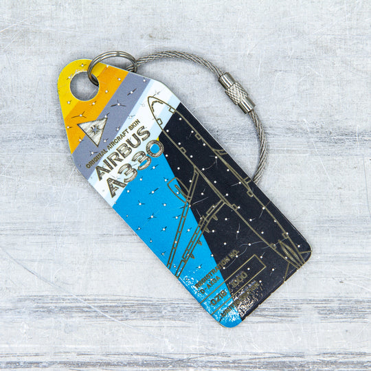 Aviationtag Airbus A330 D-AXGA Cuba Aircraft Tag Edition Multicolor  Tag Variation 3