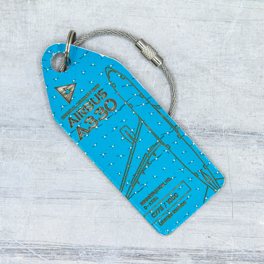 Aviationtag Airbus A330 D-AXGA Cuba Aircraft Tag Edition Blue Tag Only