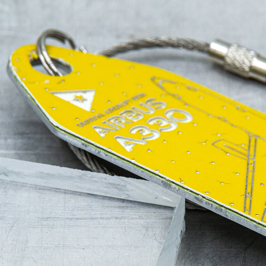 Aviationtag Airbus A330 D-AXGA Cuba Aircraft Tag Edition Plane Tag Side View
