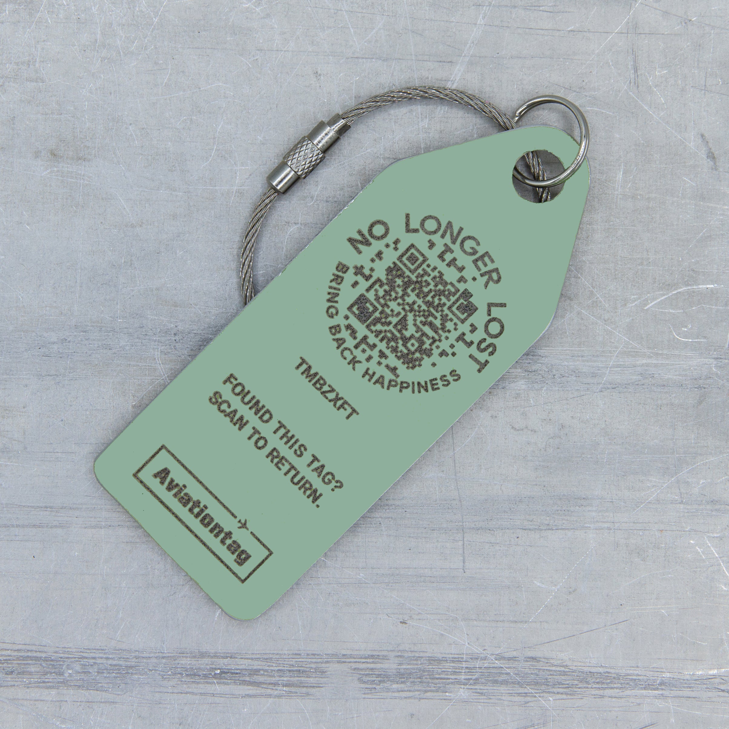 Aviationtag A330 ZS-SXV + NoLongerLost QR – South African Airways