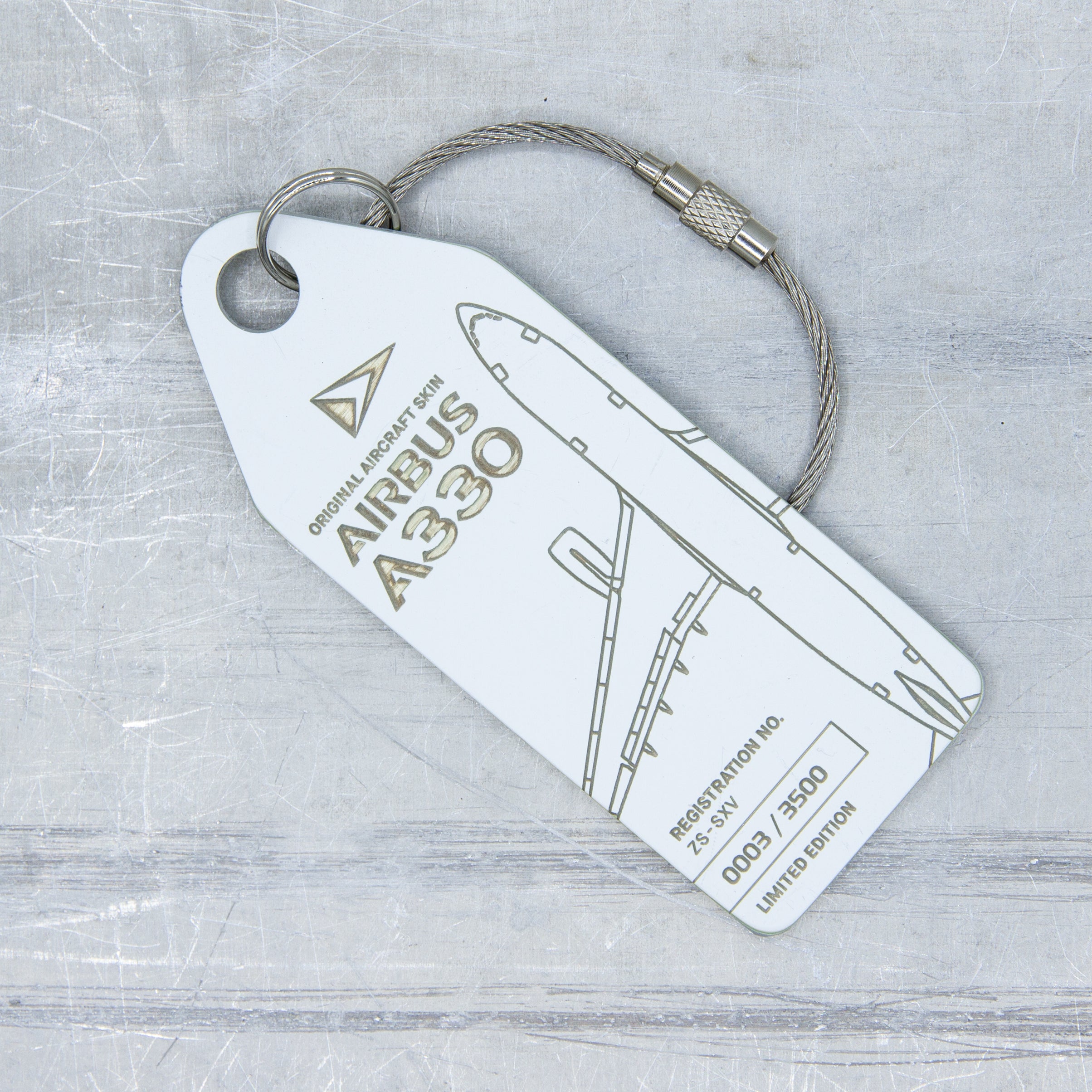 Aviationtag Airbus A330 ZS-SXV – Limited, Numbered, Authentic