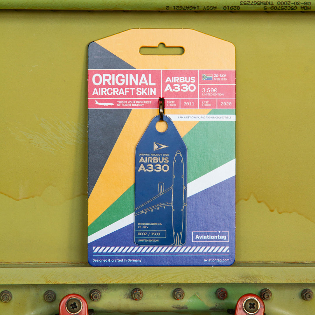 Aviationtag South African Airways – Airbus A330 ZS-SXV Collectible