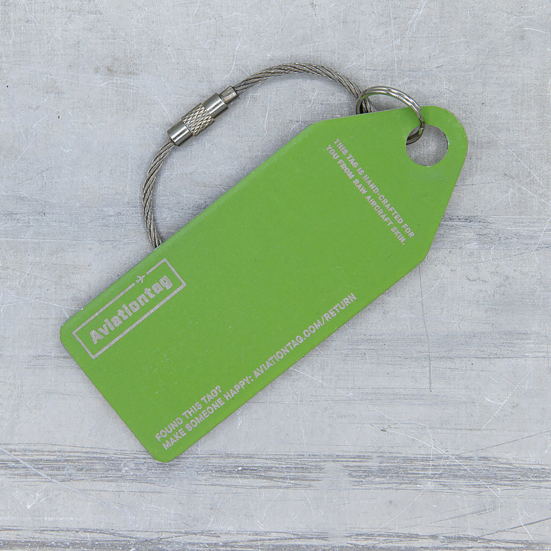 Aviationtag x Lufthansa Airbus A380 D-AIMI Berlin Edition - Aircraft tag close up back side