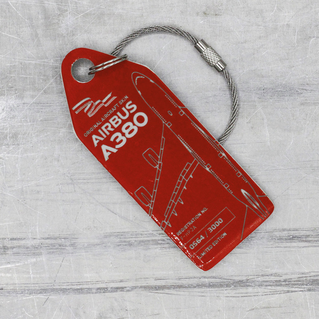 航空機・ヘリコプター Air france aviationtag A380 Aviationtag Airbus A380 - F-HPJF Edition Key-Chain and Bag