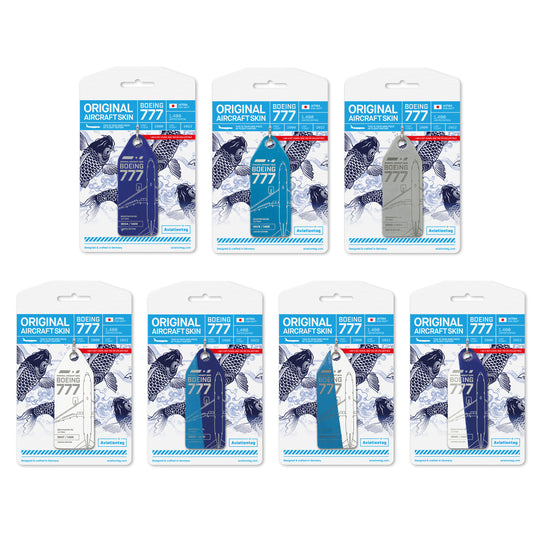 Collector Set Boeing 777 - JA708A Aviationtag