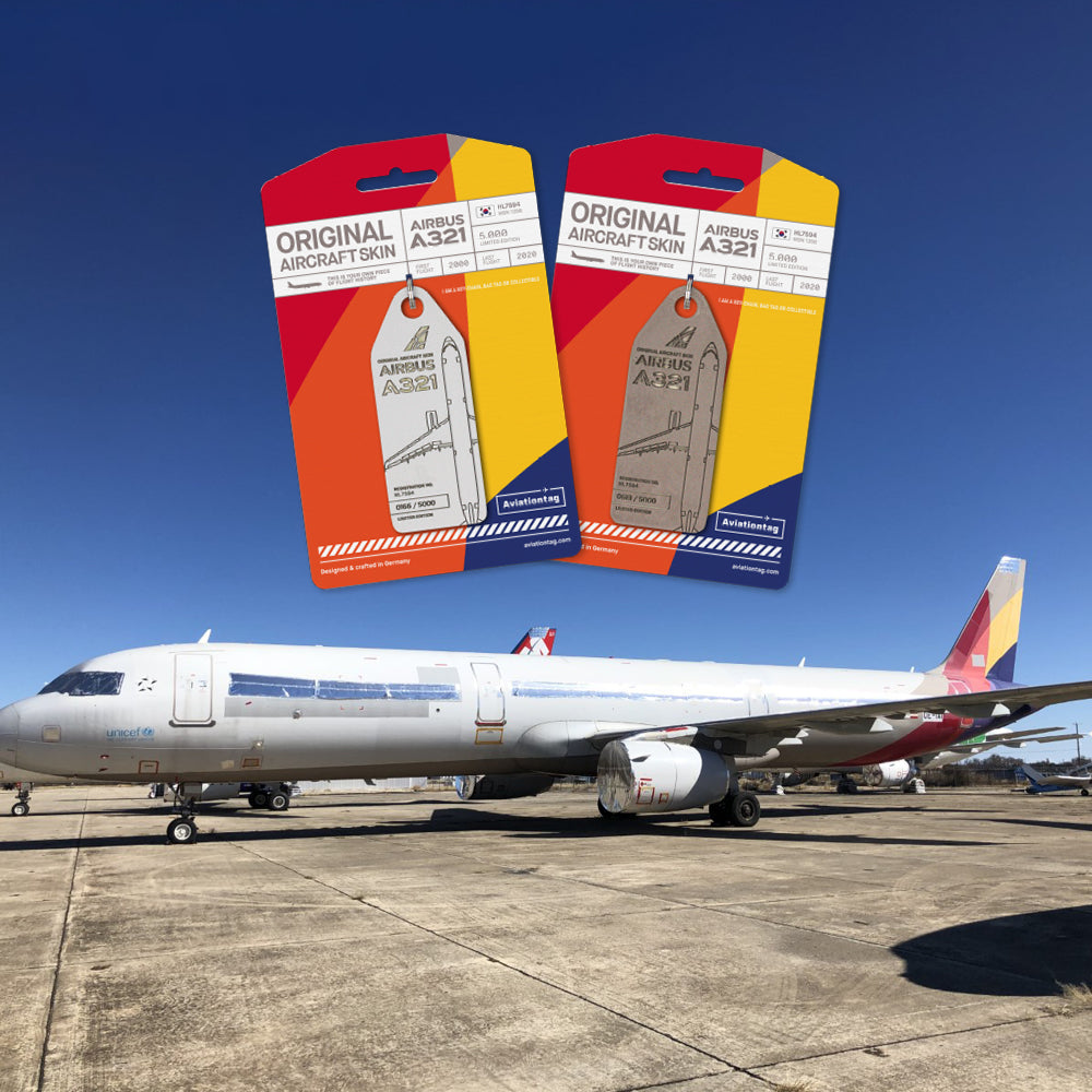Asiana Aviationtag Airbus A321 HL7594 Edition
