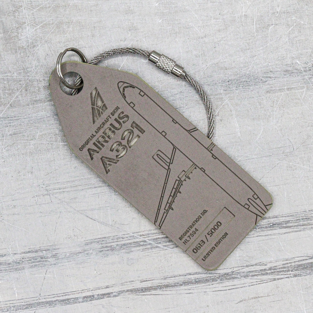 Aviationtag Airbus A321 Asiana HL7594 Edition Stonelake
