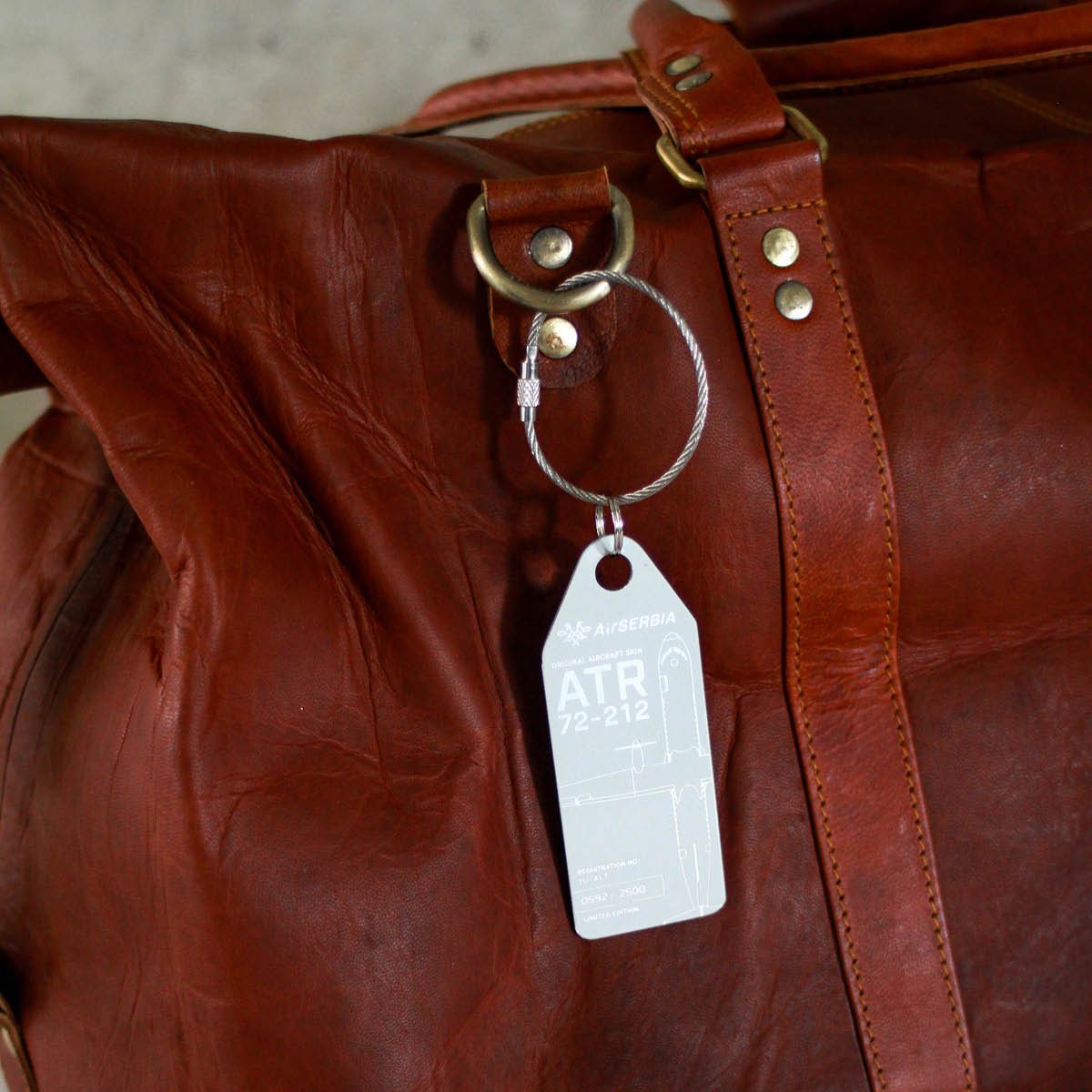 エアセルビア航空 Aviationtag ATR72-212 Aviationtag X Air Serbia | Unique Aircraft Skin Tags