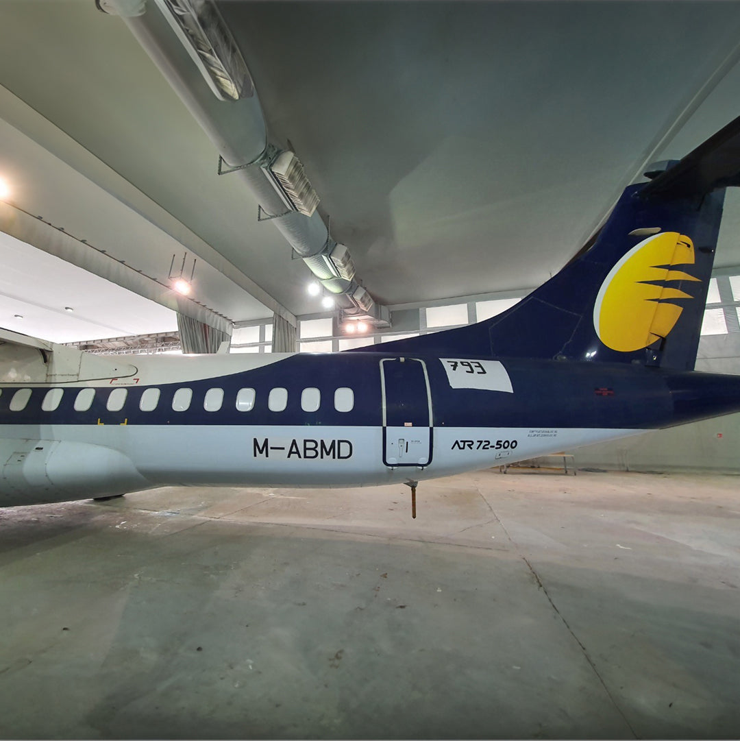 ATR 72 - Aviationtag VT-JCM Baggage Tag Editon Dunkelblau