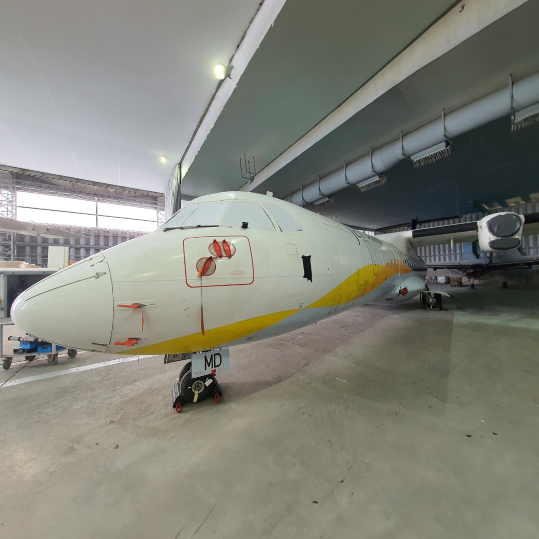 Dark Blue ATR 72 VT-JCM Keychain | Original Airplane Skin Tags