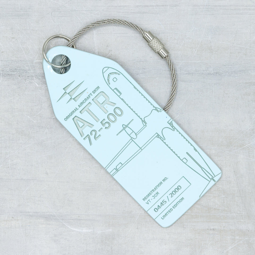 Aviationtag ATR 72-500 VT-JCM Jet Airways Edition Lightblue