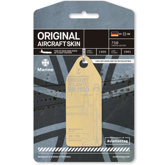 Aviationtag Breguet Atlantic BR1150 - Marine 61+08 Beige