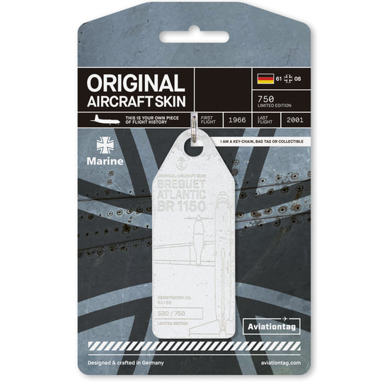 Aviationtag Breguet Atlantic BR1150 - Marine 61+08 Weiß