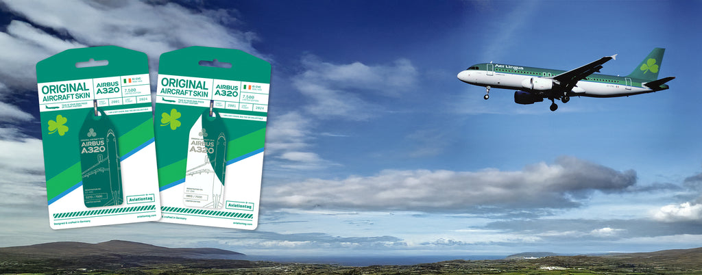 Aviationtag Airbus A320 EI-CVC Edition Desktop Banner