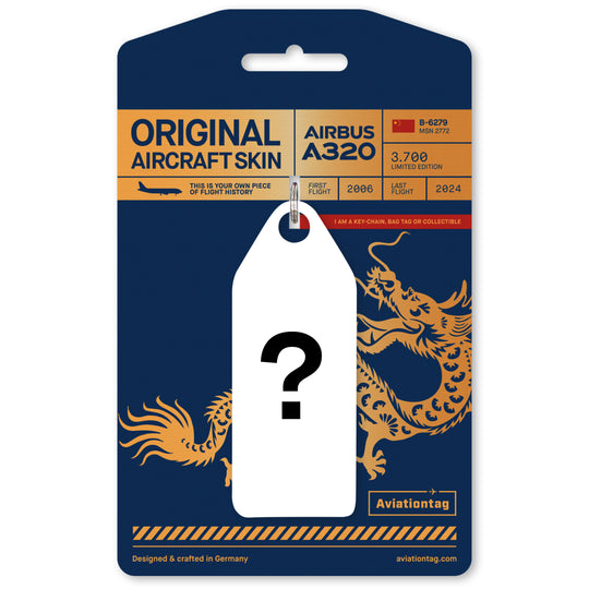 Aviationtag B-6279 Airbus A320 Edition China Southern Airlines surprise  aircraft tag with packaging - only in collector set