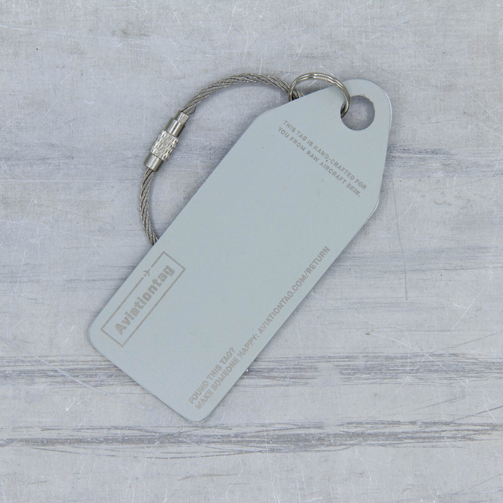 Aviationtag B-6279 Airbus A320 Edition China Southern Airlines aircraft tag backside close up