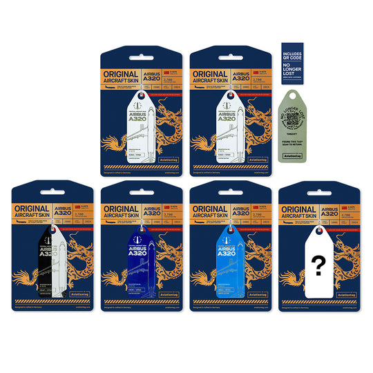 Aviationtag B-6279 Airbus A320 Edition China Southern Airlines collector set images of aircraft tags with packaging
