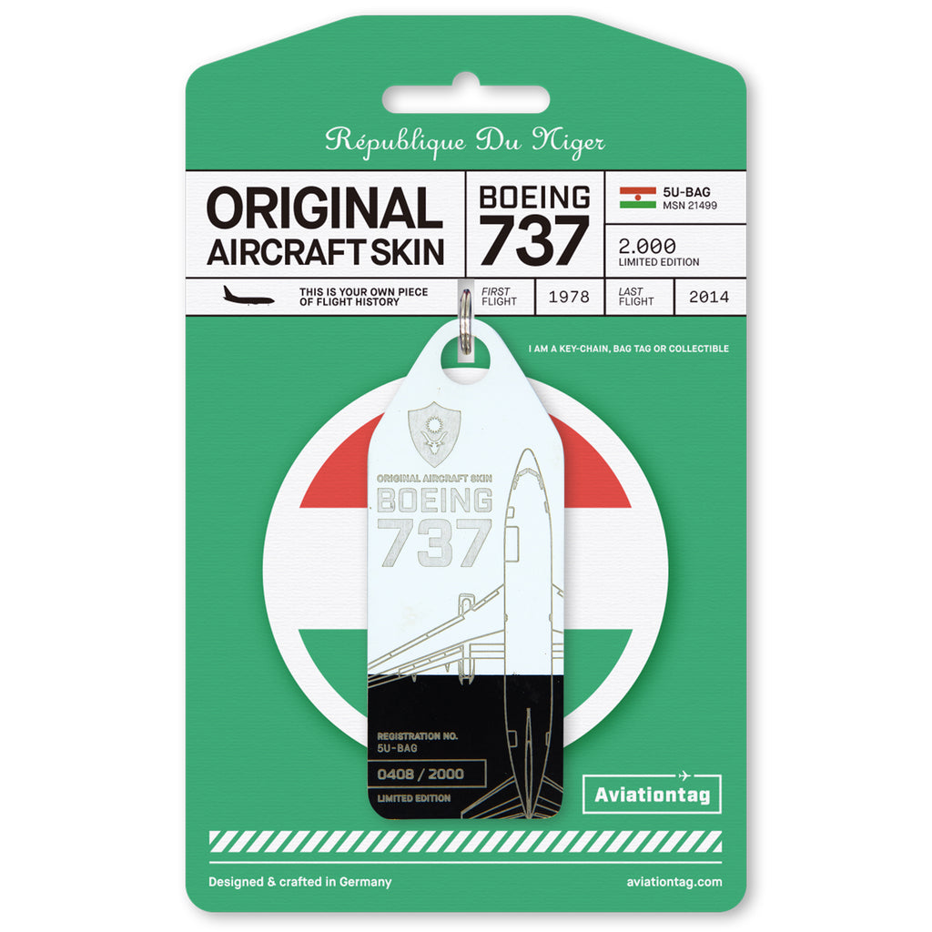 AVIATIONTAG ニジェール政府専用機 5U-BAG Atag_B737_Niger-Government_5U-