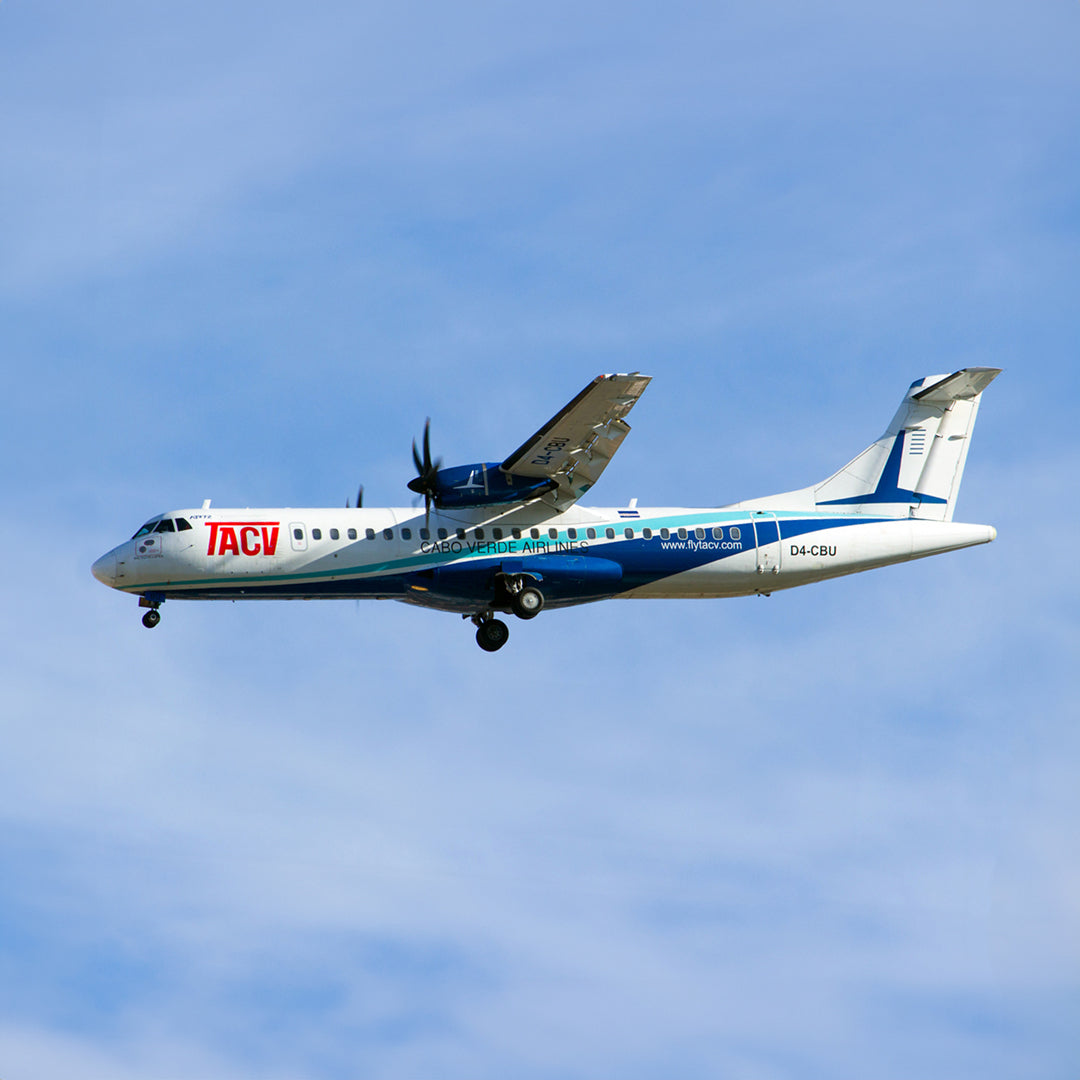 Aviationtag ATR 72 D4-CBU Aircraft Tag Edition TACV Cabo Verde Airlines - Aircraft Photo by Duarte Sousa