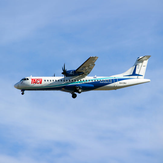 Aviationtag ATR 72 D4-CBU Aircraft Tag Edition TACV Cabo Verde Airlines - Aircraft Photo by Duarte Sousa