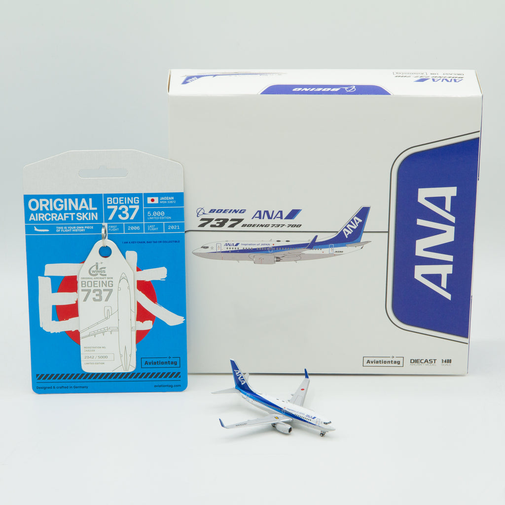 Amazon.co.jp: AVIATIONTAG B737 JA02AN White ANA