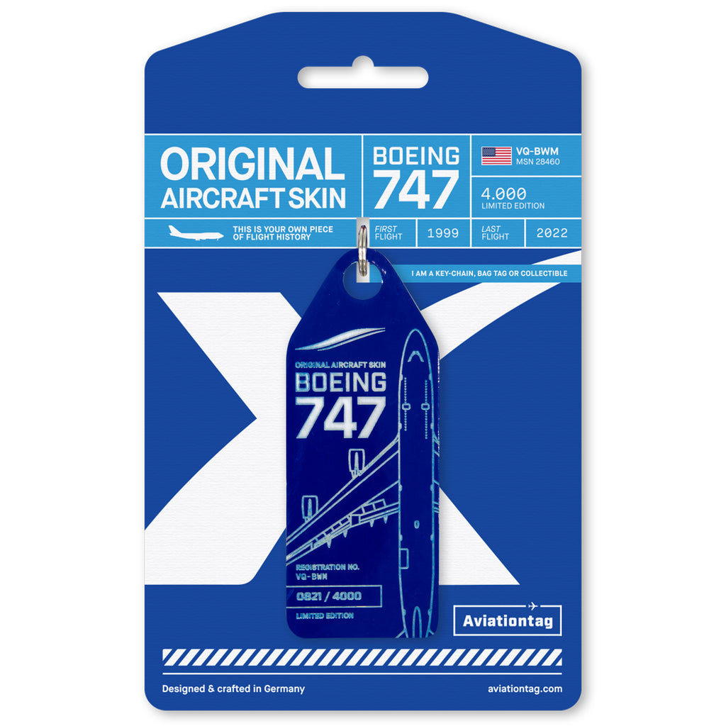 航空機・ヘリコプター KLM aviationtag B747 JetOneX Boeing 747 (ex-KLM) – Limited Aviationtag Edition